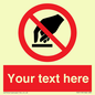 PV5119: Custom Do Not Touch Sign