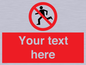 PV5138: Custom No Running Sign