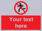 PV5138: Custom No Running Sign
