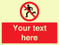 PV5138: Custom No Running Sign