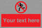 PV5138: Custom No Running Sign