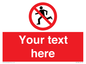 PV5138: Custom No Running Sign