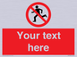 PV5138: Custom No Running Sign