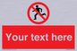 PV5138: Custom No Running Sign