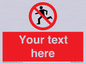 PV5138: Custom No Running Sign