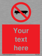 PV5139: Custom No Skateboarding Sign