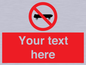 PV5139: Custom No Skateboarding Sign