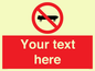 PV5139: Custom No Skateboarding Sign