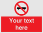 PV5139: Custom No Skateboarding Sign