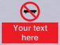 PV5139: Custom No Skateboarding Sign