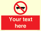 PV5139: Custom No Skateboarding Sign