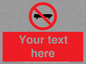 PV5139: Custom No Skateboarding Sign