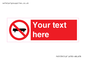 PV5139: Custom No Skateboarding Sign