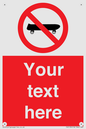 PV5139: Custom No Skateboarding Sign
