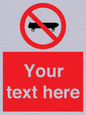 PV5139: Custom No Skateboarding Sign