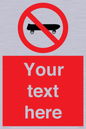 PV5139: Custom No Skateboarding Sign