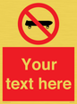 PV5139: Custom No Skateboarding Sign