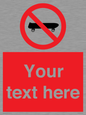 PV5139: Custom No Skateboarding Sign