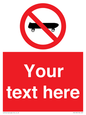 PV5139: Custom No Skateboarding Sign