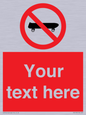 PV5139: Custom No Skateboarding Sign
