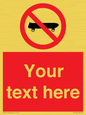 PV5139: Custom No Skateboarding Sign