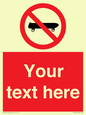 PV5139: Custom No Skateboarding Sign