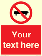 PV5139: Custom No Skateboarding Sign