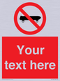 PV5139: Custom No Skateboarding Sign
