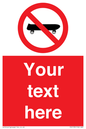 PV5139: Custom No Skateboarding Sign