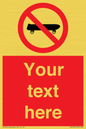 PV5139: Custom No Skateboarding Sign