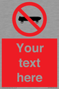 PV5139: Custom No Skateboarding Sign