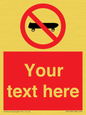 PV5139: Custom No Skateboarding Sign