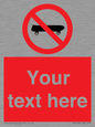 PV5139: Custom No Skateboarding Sign