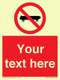 PV5139: Custom No Skateboarding Sign