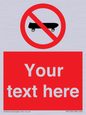 PV5139: Custom No Skateboarding Sign