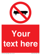 PV5139: Custom No Skateboarding Sign