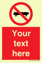 PV5139: Custom No Skateboarding Sign
