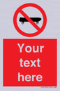 PV5139: Custom No Skateboarding Sign