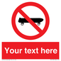 PV5139: Custom No Skateboarding Sign