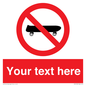 PV5139: Custom No Skateboarding Sign