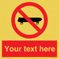 PV5139: Custom No Skateboarding Sign