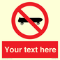 PV5139: Custom No Skateboarding Sign