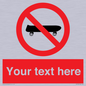 PV5139: Custom No Skateboarding Sign