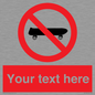 PV5139: Custom No Skateboarding Sign
