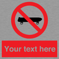 PV5139: Custom No Skateboarding Sign