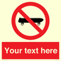 PV5139: Custom No Skateboarding Sign