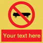 PV5139: Custom No Skateboarding Sign