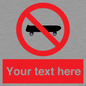 PV5139: Custom No Skateboarding Sign