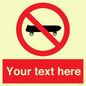 PV5139: Custom No Skateboarding Sign