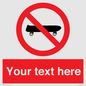PV5139: Custom No Skateboarding Sign
